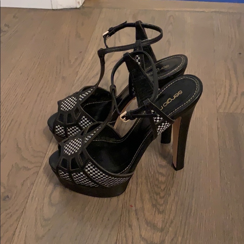 Sergio Rossi Platform Sandals - image 1